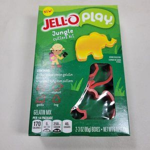 Jelll-O Play Jigglers Jungle Cutters Kit -Set of 4 Animal Kingdom Cookie Cutters